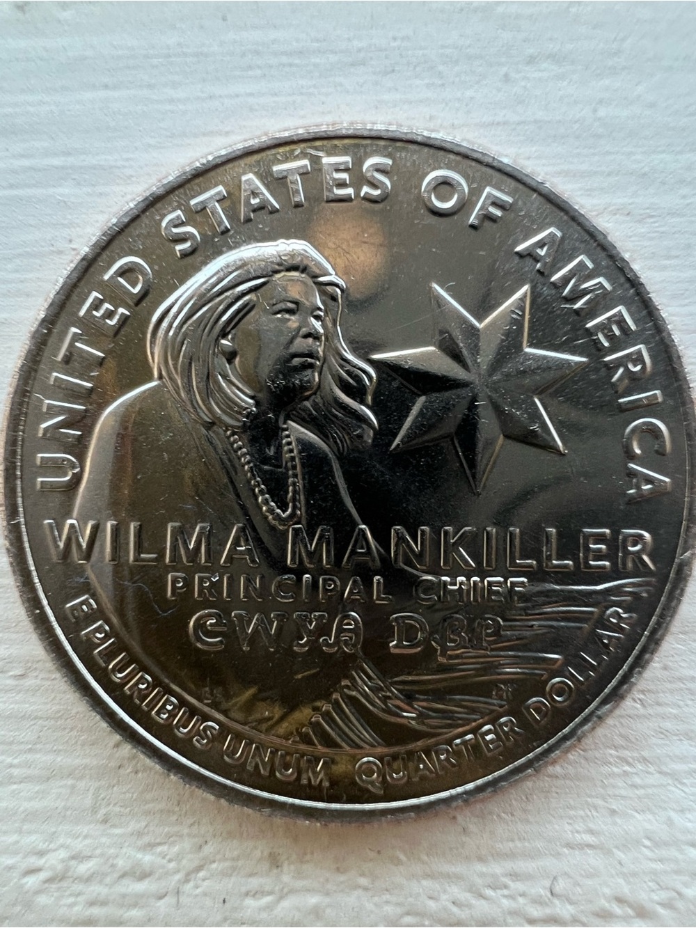 Wilma Mankiller Commemorative Coin  U.S. Quarter Coin- Error Rare 2022 D Coin